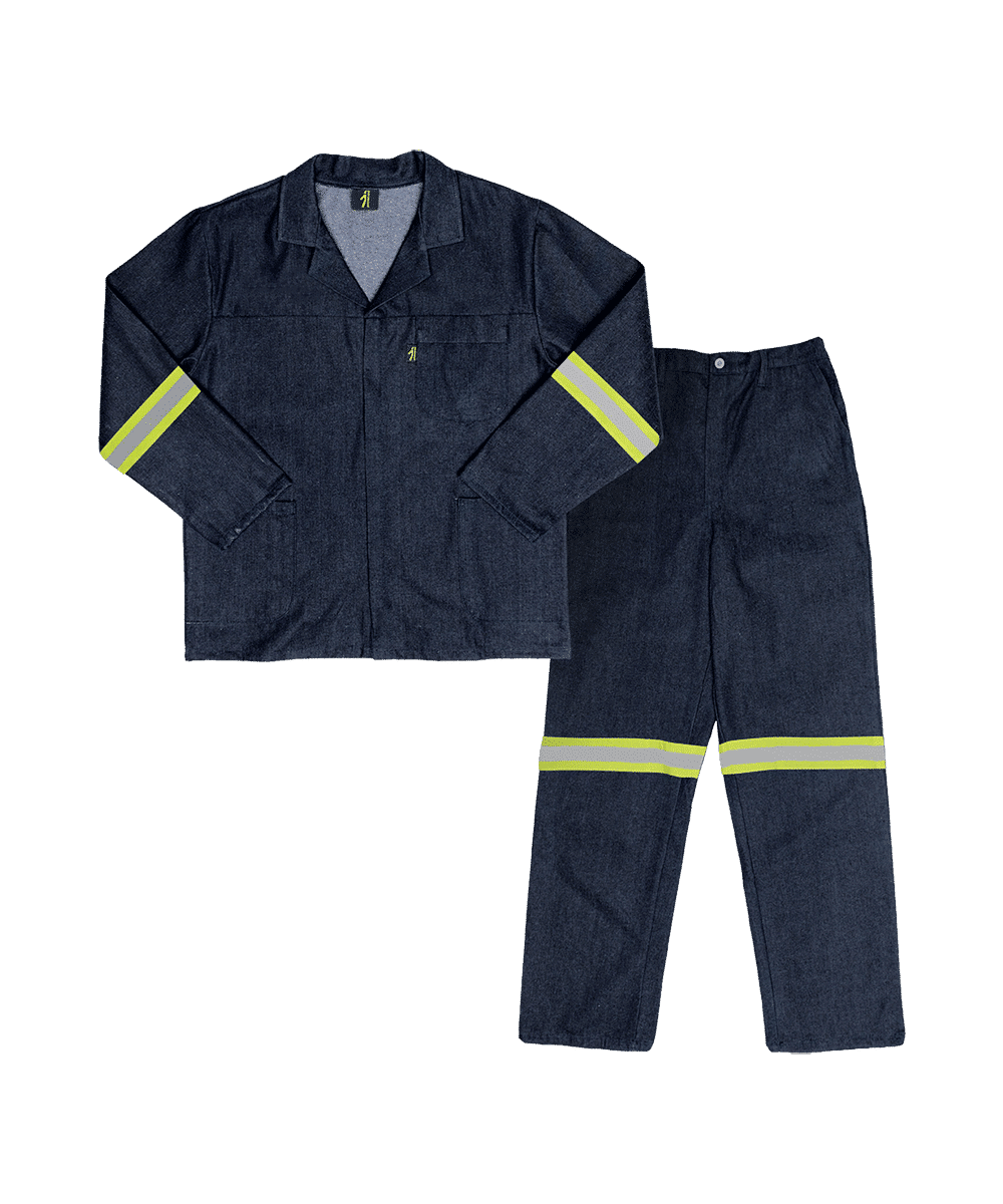 Paramount Reflective Denim Conti Suit