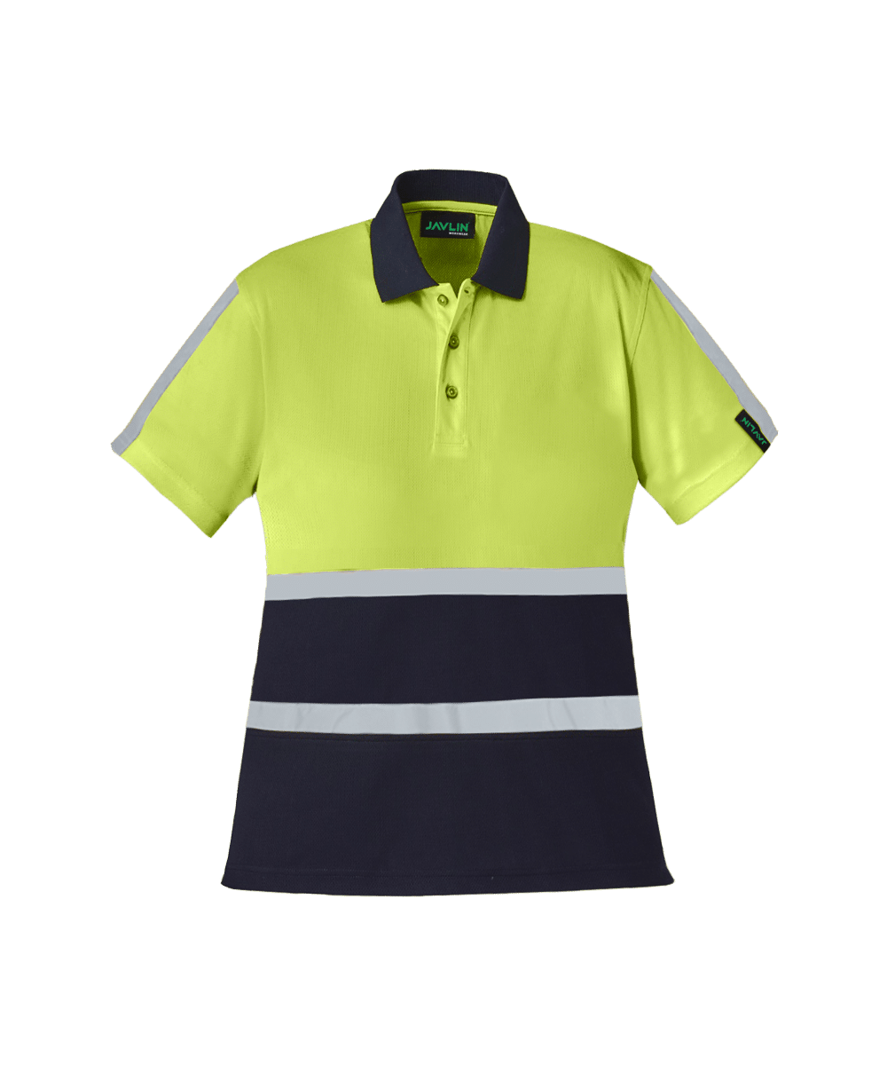 Women's Hi-Vis Two Tone Golfer With Reflective Tape