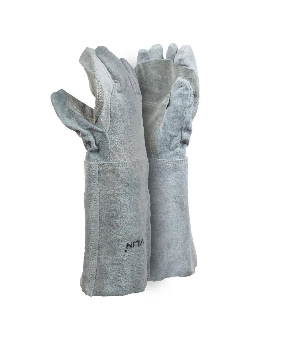 Premium Chrome Leather Apron Palm Gloves - 20cm Cuff