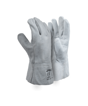 Chrome Leather Double Palm Gloves - 6cm Cuff