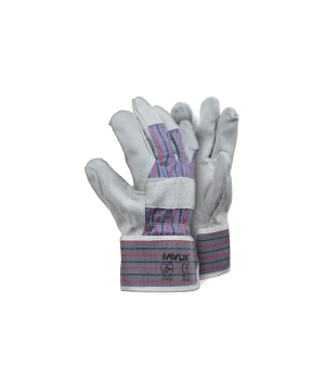Standard Chrome Leather Candy Stripe Gloves