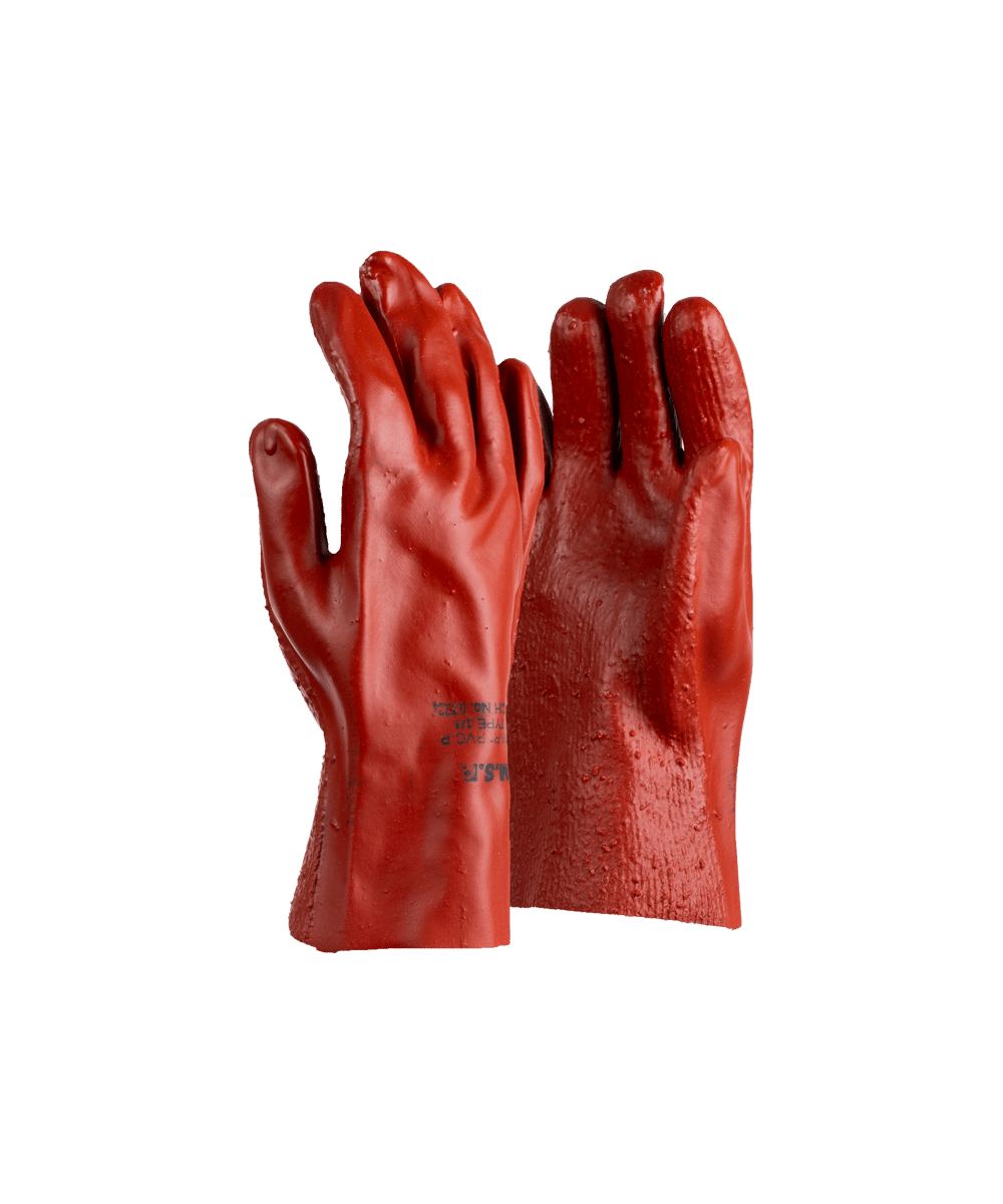 PVC Heavyweight Rough Palm Gloves - 27cm