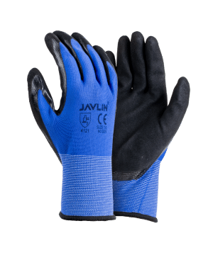 Double Coated Sandy Finish Nitrile Flexi Gloves