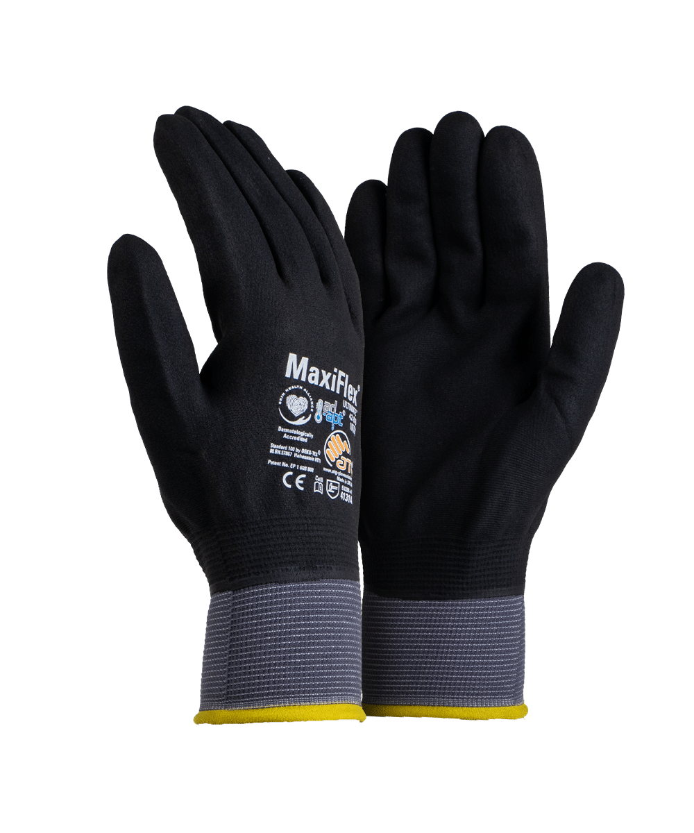 Maxiflex Fully Dipped Microfoam Nitrile Coated Gloves