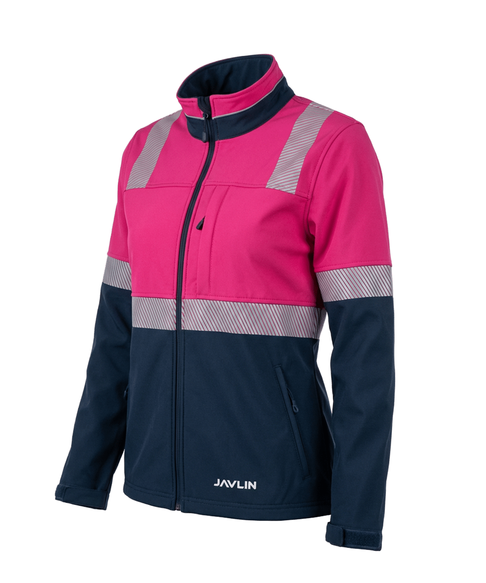 Women’s Hi Vis Two Tone Utility Softshell Jacket