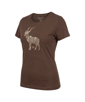 Salty Women's T-Shirt Floral Kudu