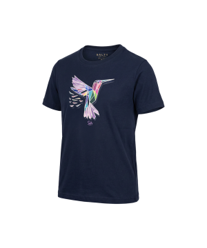 Salty Girls T-Shirt Kingfisher Crystals